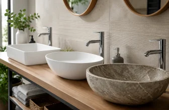 Céramique, résine acrylique, pierre naturelle : les matériaux de vasque testés par les techniciens